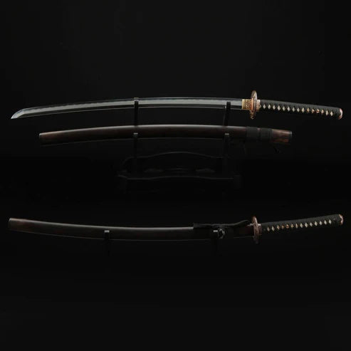 Authentic Damascus Steel Katana 40" Hand Forged Full Tang Japanese Samurai Sword