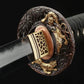 Authentic Damascus Steel Katana 40" Hand Forged Full Tang Japanese Samurai Sword