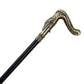 Handmade Brass Finish Snake Head Cane Sword 12" Hidden Steel Blade By Cosplay Sword
