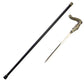 Handmade Brass Finish Snake Head Cane Sword 12" Hidden Steel Blade By Cosplay Sword