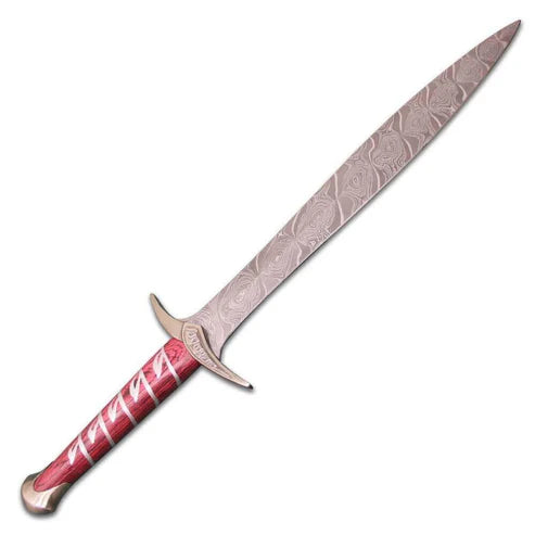 Handmade Damascus Steel Sting Sword of Lord of the Rings Replica By Cosplay Swords