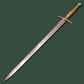 40" Einherjar Blade of Valhalla Damascus Steel Viking Longsword By Cosplay Swords