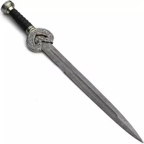 39" Custom Handmade Damascus Steel Viking Sword Historical Medieval Cosplay Swords