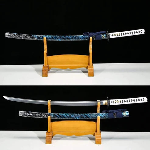 Jin Sakai Ghost of Tsushima Katana Handmade High Manganese Steel Japanese Samurai Sword