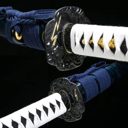 Jin Sakai Ghost of Tsushima Katana Handmade High Manganese Steel Japanese Samurai Sword