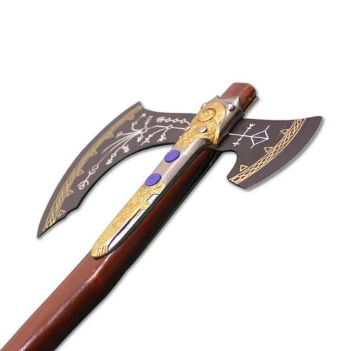 Hand Forged Leviathan Axe Replica Authentic 42" God of War Kratos Axe by Cosplay Swords