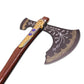 Hand Forged Leviathan Axe Replica Authentic 42" God of War Kratos Axe by Cosplay Swords