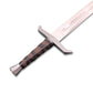 Handmade King Arthur Sword Replica Stainless Steel Blade with Sheath By Cosplay Swords