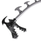 37” Fatal Crest Keyblade Replica Kingdom Hearts Sora Fantasy Prop with Keychain by Cosplay Swords