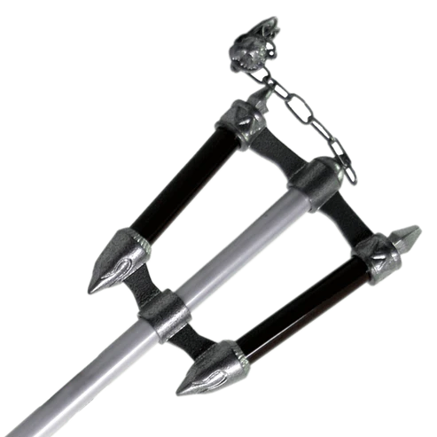 37” Fatal Crest Keyblade Replica Kingdom Hearts Sora Fantasy Prop with Keychain by Cosplay Swords